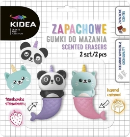 Gumki Zapachowe 2szt Kotek I Panda - Hurtownia Zabawek Poznań