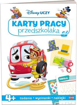 Disney Karty Pracy Przedszkolaka - Hurtownia Zabawek Poznań