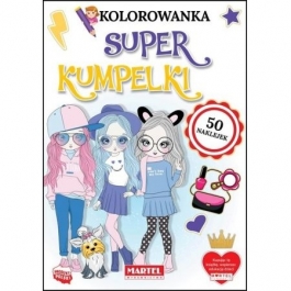 Kolorowanka Super Kumpelki Z Naklejkami<br>okładka: Miękka - Format: 285 X 205 Mm - Hurtownia Zabawek Poznań