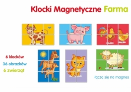 Klocki Magnetyczne Farma***(br) - Hurtownia Zabawek Poznań